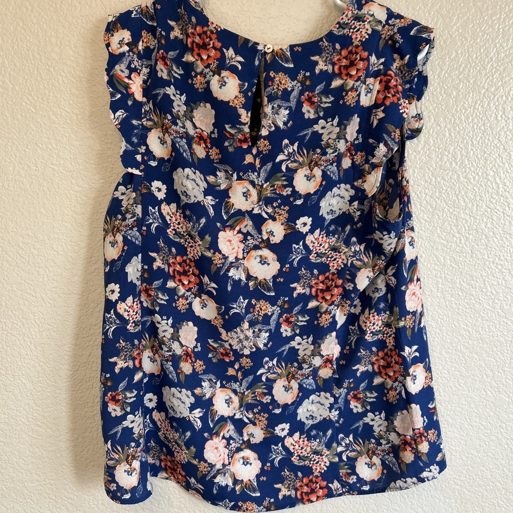 41 Hawthorne Women's Cottage Floral Whimsycore Top Size Large - Picture 6 of 7